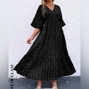SHEIN Black Maxi Dress